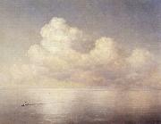 Ivan Aivazovsky, Wolken uber dem Meer, Windstille